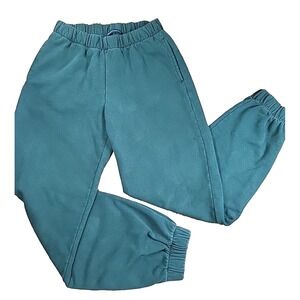 Brandy Melville Green Sweatpants Joggers One Size Lounge Athletic Clean Basic